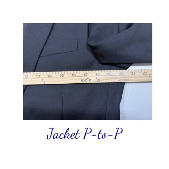 J. Crew Thompson Suit Jacket Tailored Fit Premium Fabric Versatile Black 40R NWT - Picture 9 of 10